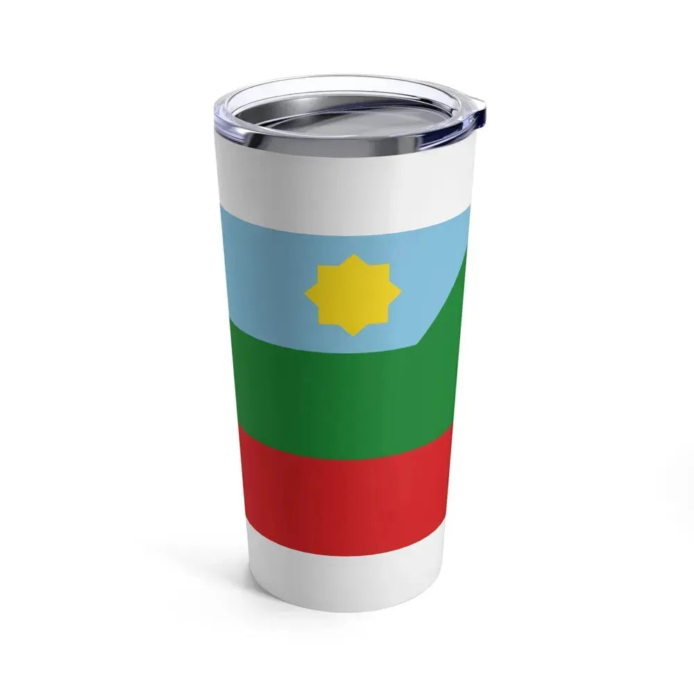 Flag of Chachapoyas capital of the Amazonas Region Peru - Tumbler 20oz - Go Mug Yourself