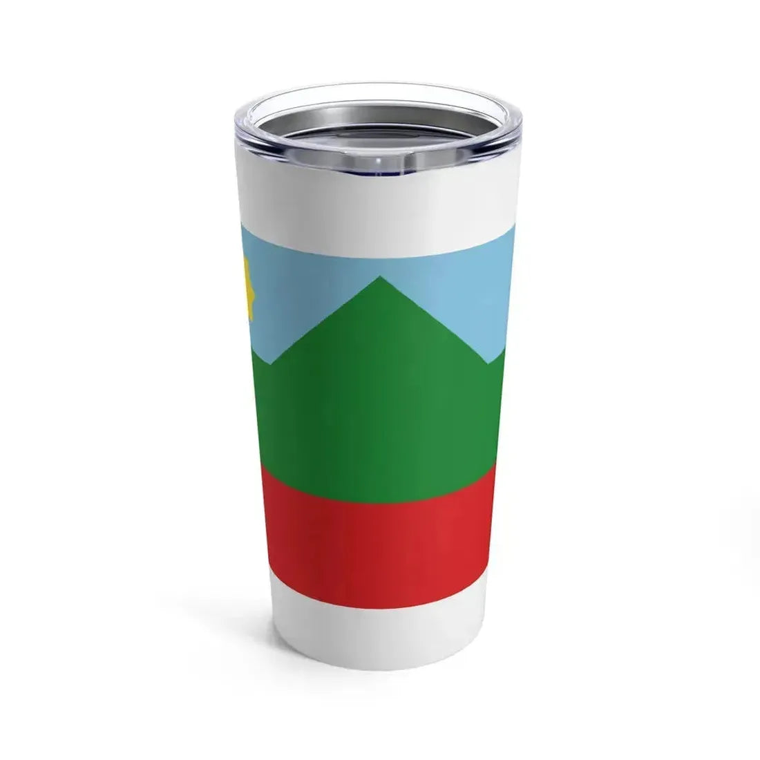 Flag of Chachapoyas capital of the Amazonas Region Peru - Tumbler 20oz - Go Mug Yourself