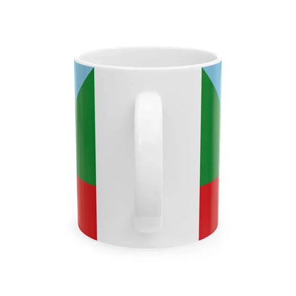 Flag of Chachapoyas capital of the Amazonas Region Peru - White Coffee Mug - Go Mug Yourself
