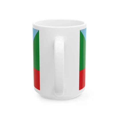 Flag of Chachapoyas capital of the Amazonas Region Peru - White Coffee Mug - Go Mug Yourself