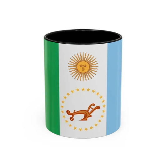 Flag of Chaco Province Argentina - Accent Coffee Mug 11oz Black - Go Mug Yourself