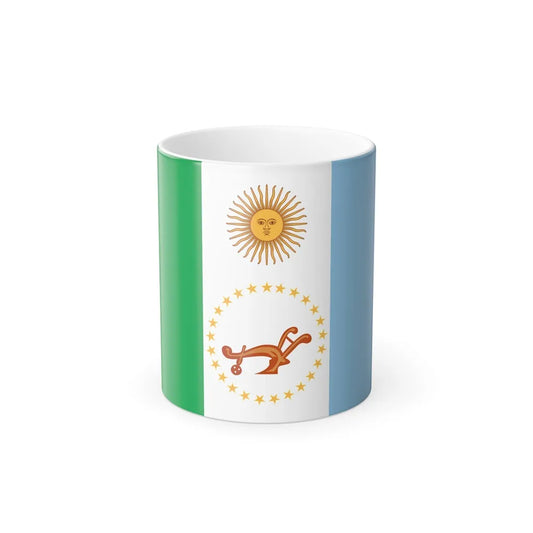 Flag of Chaco Province Argentina - Color Changing Coffee Mug-11oz-Go Mug Yourself