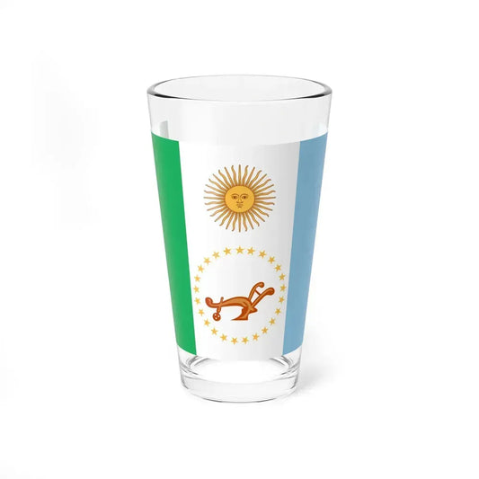 Flag of Chaco Province Argentina - Pint Glass 16oz 16oz - Go Mug Yourself