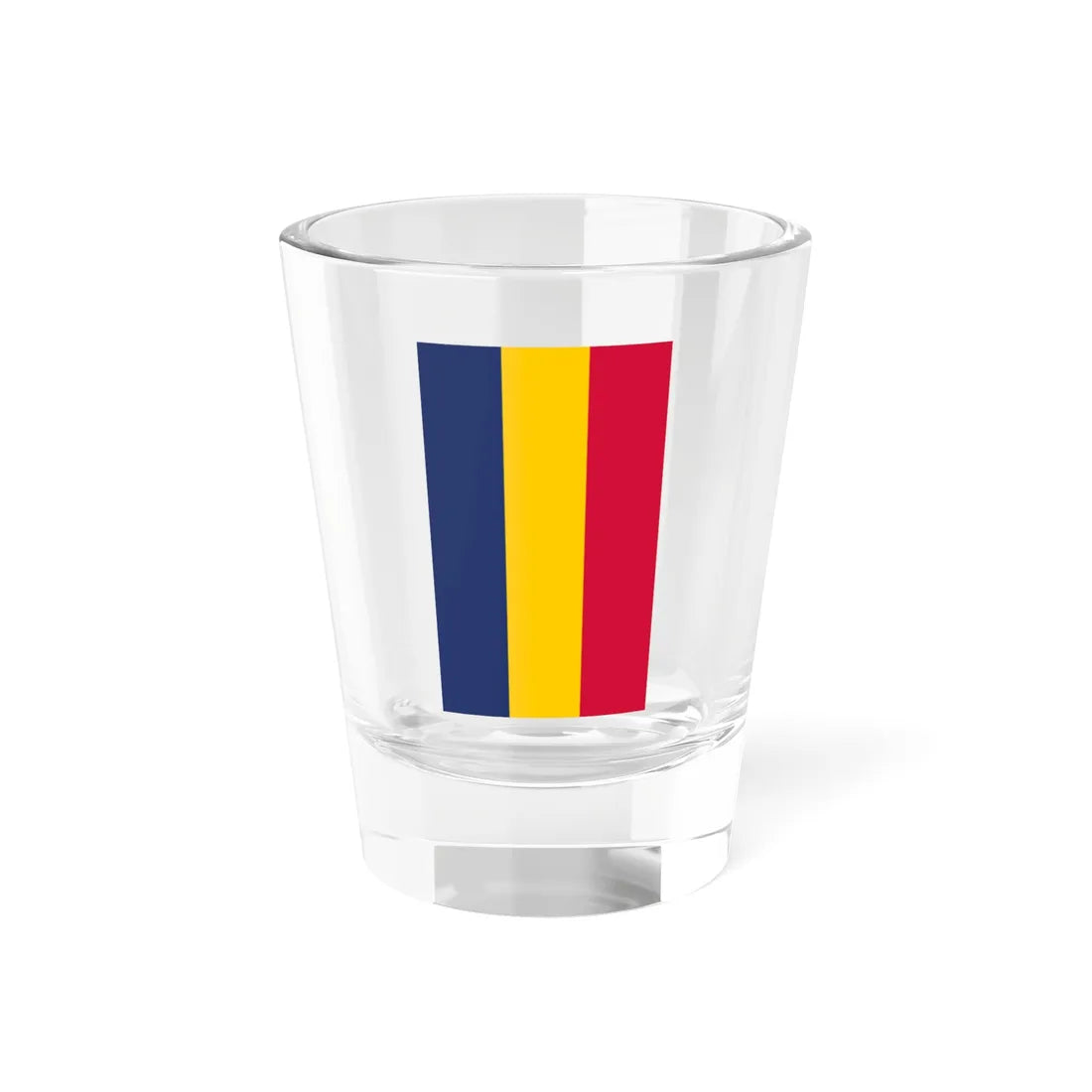 Flag of Chad vertical (Chad) Shot Glass 1.5oz 1.5oz - Go Mug Yourself