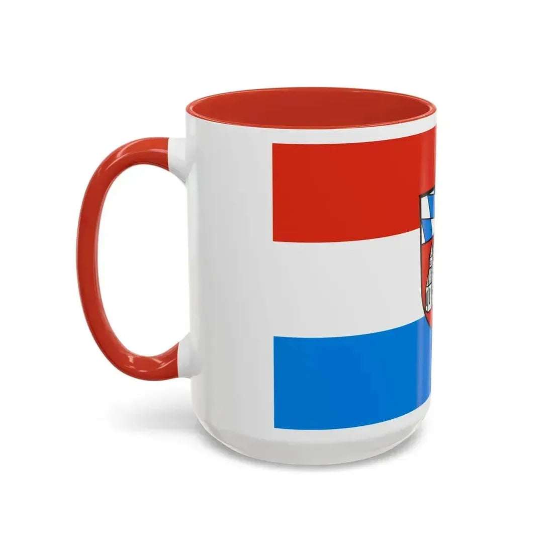 Flag of Cham Germany - Accent Coffee Mug - Go Mug Yourself