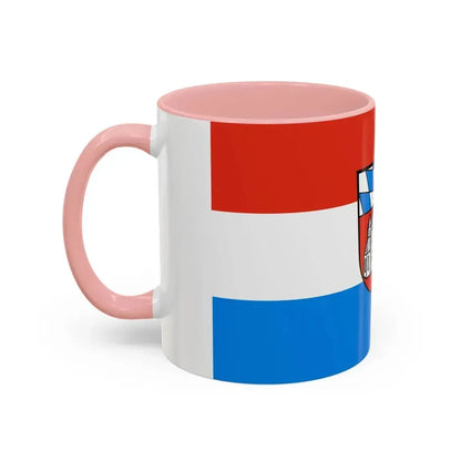 Flag of Cham Germany - Accent Coffee Mug - Go Mug Yourself