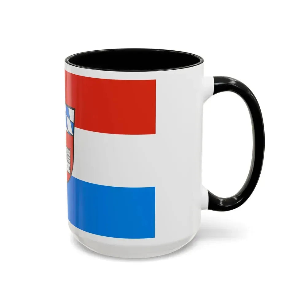 Flag of Cham Germany - Accent Coffee Mug - Go Mug Yourself
