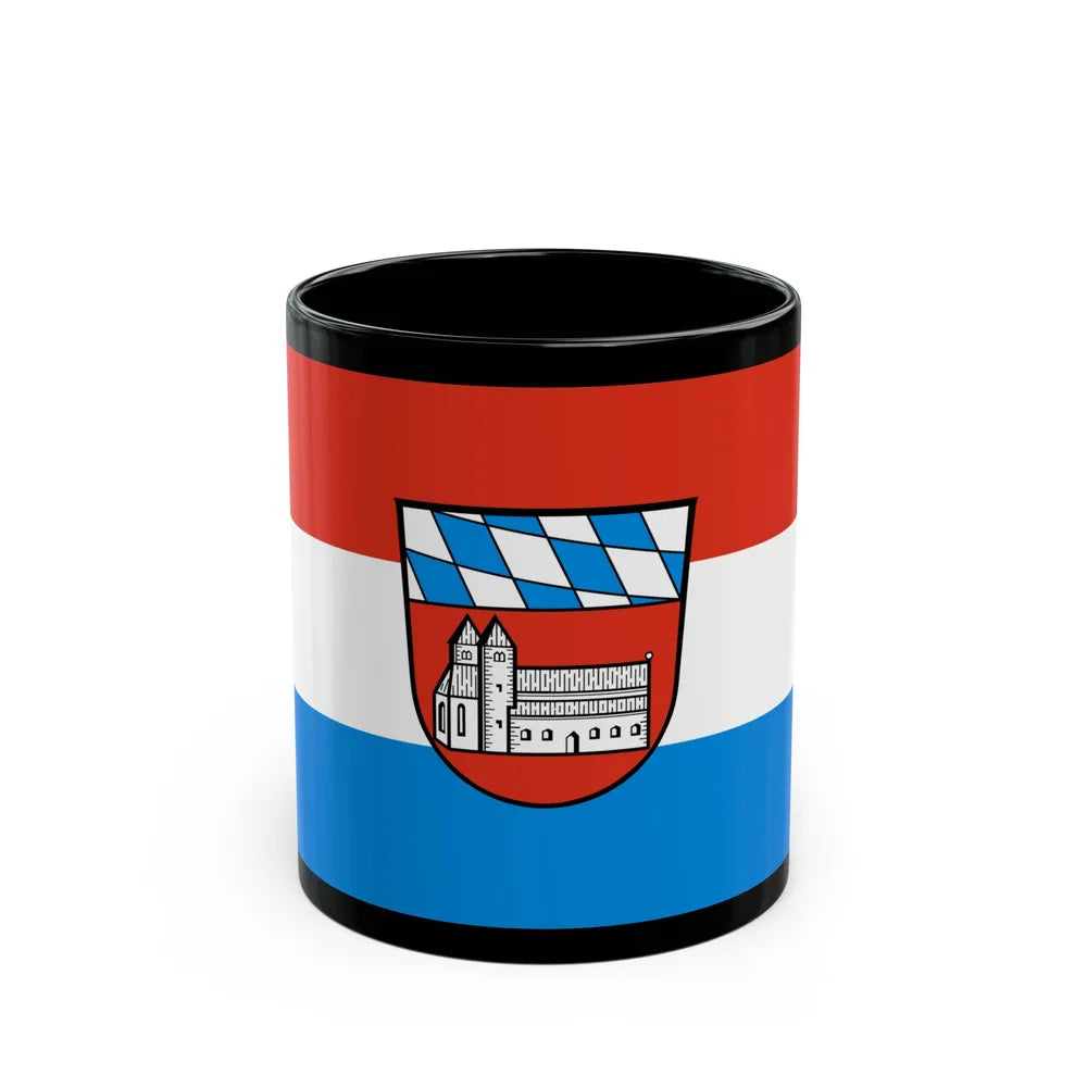 Flag of Cham Germany - Black Coffee Mug-11oz-Go Mug Yourself