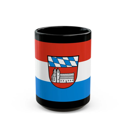 Flag of Cham Germany - Black Coffee Mug-15oz-Go Mug Yourself