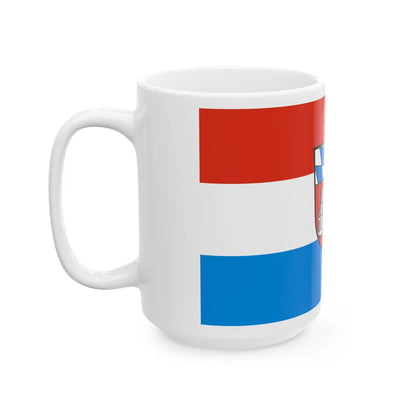 Flag of Cham Germany - White Coffee Mug-Go Mug Yourself