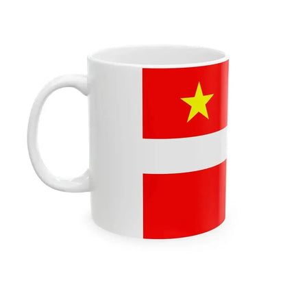Flag of Chambery (France) White Coffee Mug - Go Mug Yourself