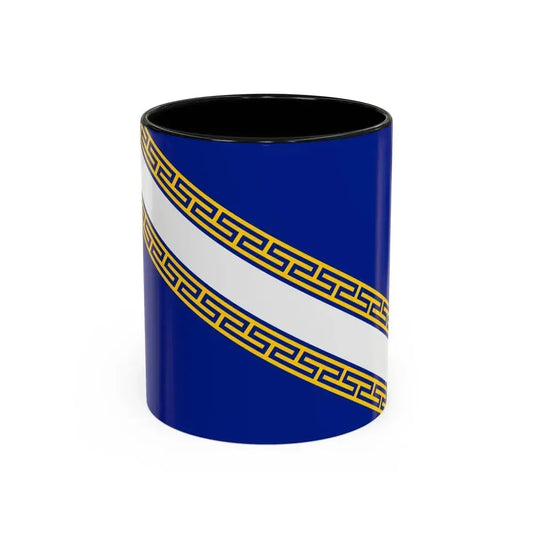 Flag of Champagne Ardenne France - Accent Coffee Mug 11oz Black - Go Mug Yourself