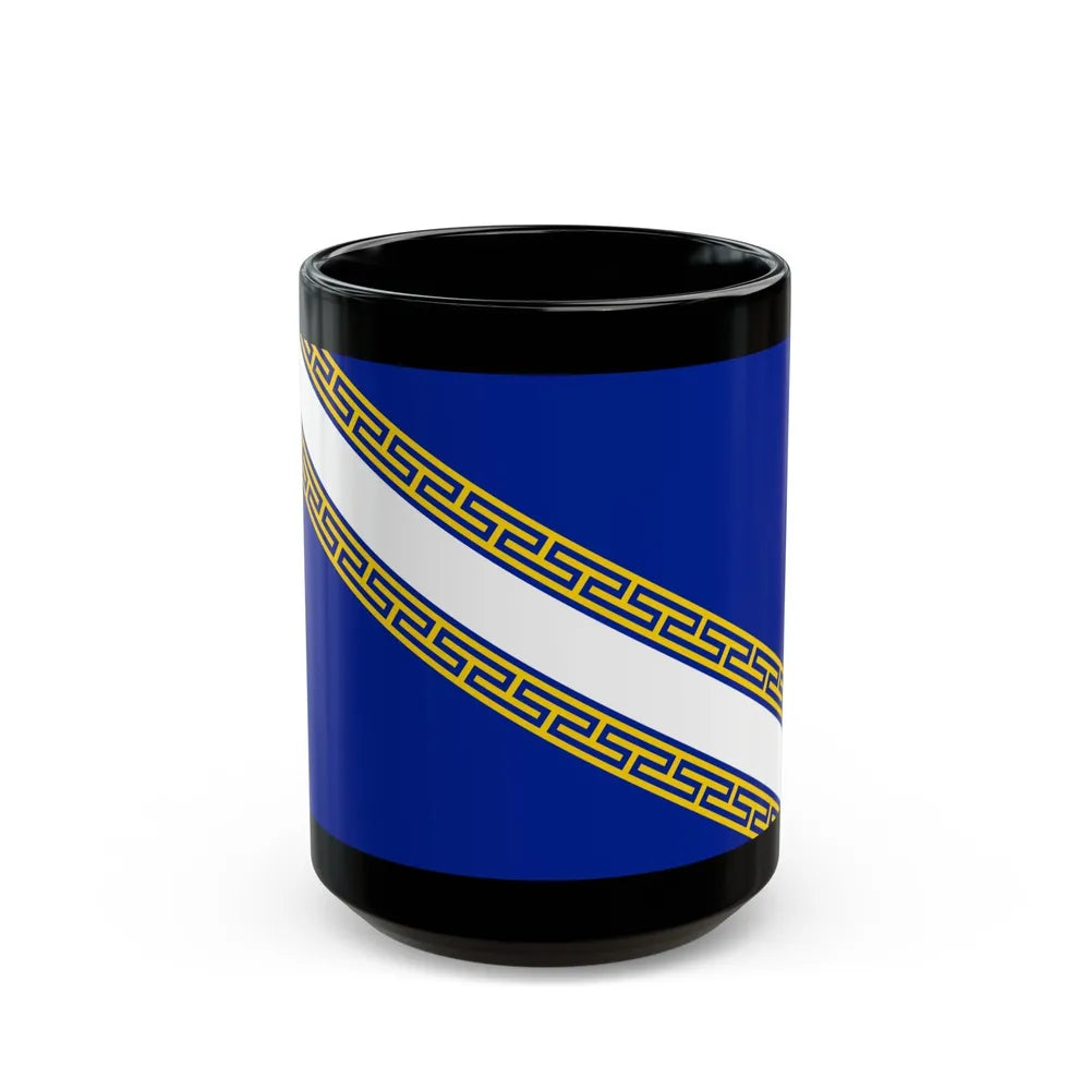 Flag of Champagne Ardenne France - Black Coffee Mug-15oz-Go Mug Yourself