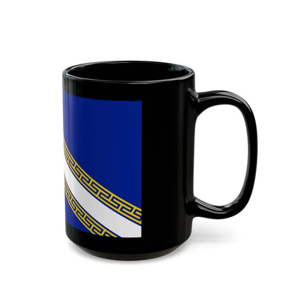 Flag of Champagne Ardenne France - Black Coffee Mug-Go Mug Yourself