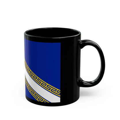 Flag of Champagne Ardenne France - Black Coffee Mug-Go Mug Yourself