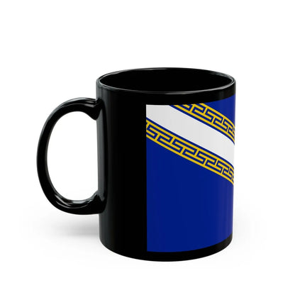 Flag of Champagne Ardenne France - Black Coffee Mug-Go Mug Yourself