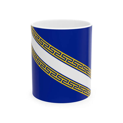 Flag of Champagne Ardenne France - White Coffee Mug-11oz-Go Mug Yourself