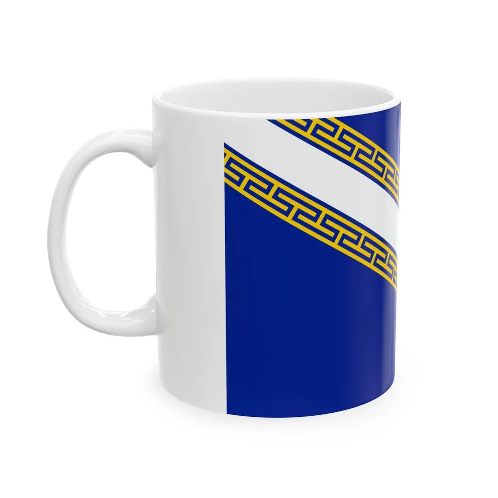 Flag of Champagne Ardenne France - White Coffee Mug-Go Mug Yourself