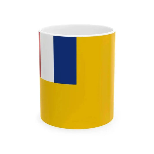 Flag of Chanan (China) White Coffee Mug 11oz - Go Mug Yourself