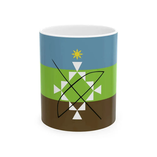 Flag of Charagua Iyambae Bolivia (Bolivia) White Coffee Mug 11oz - Go Mug Yourself