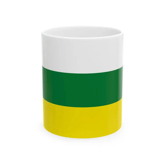 Flag of Charazani Bolivia (Bolivia) White Coffee Mug 11oz - Go Mug Yourself