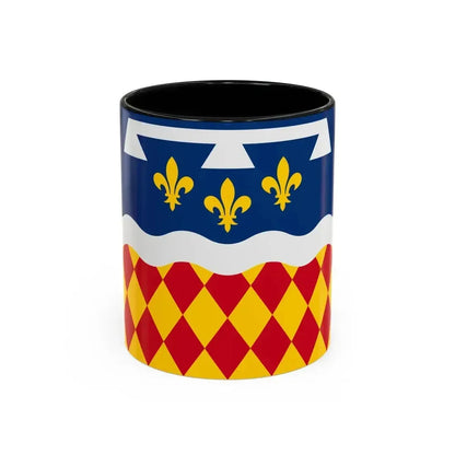 Flag of Charente France 2 - Accent Coffee Mug 11oz Black - Go Mug Yourself
