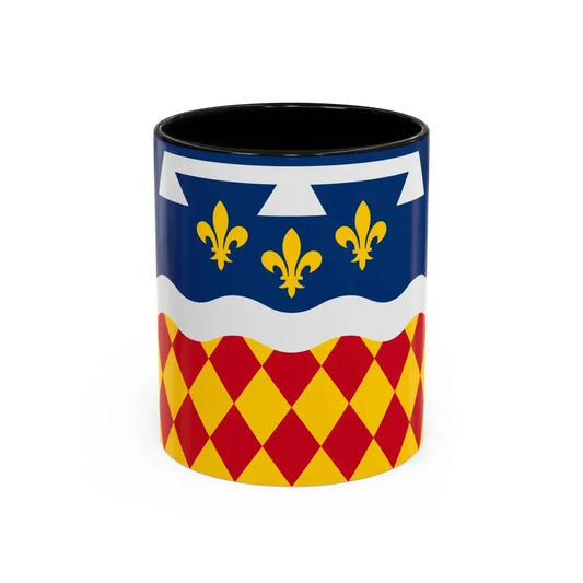 Flag of Charente France 2 - Accent Coffee Mug 11oz Black - Go Mug Yourself