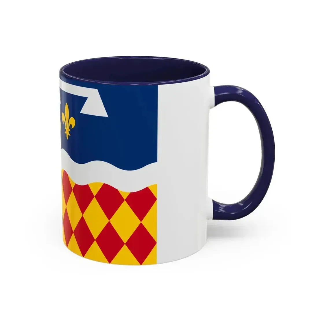 Flag of Charente France 2 - Accent Coffee Mug - Go Mug Yourself