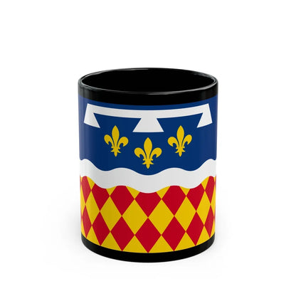 Flag of Charente France 2 - Black Coffee Mug-11oz-Go Mug Yourself