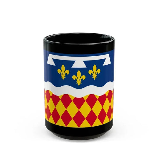 Flag of Charente France 2 - Black Coffee Mug 15oz - Go Mug Yourself