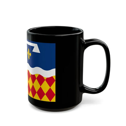 Flag of Charente France 2 - Black Coffee Mug-Go Mug Yourself