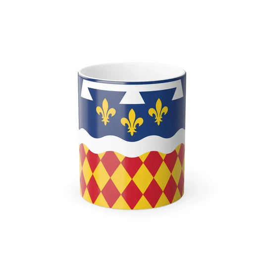 Flag of Charente France 2 - Color Changing Coffee Mug 11oz - Go Mug Yourself