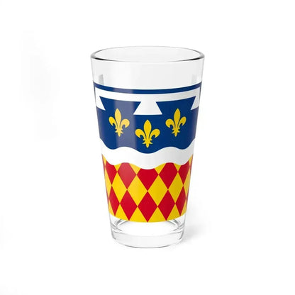 Flag of Charente France 2 - Pint Glass 16oz 16oz - Go Mug Yourself