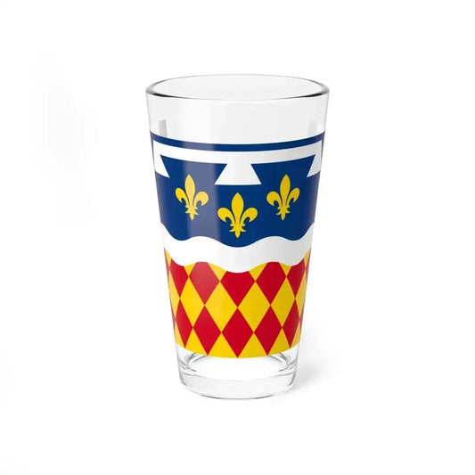 Flag of Charente France 2 - Pint Glass 16oz 16oz - Go Mug Yourself