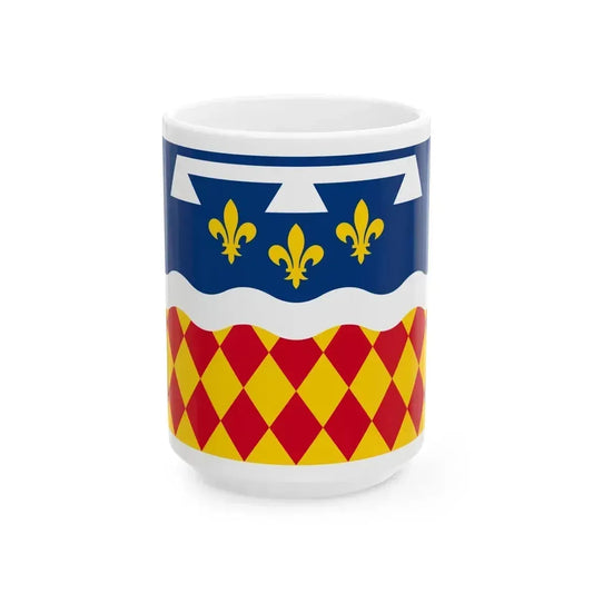 Flag of Charente France 2 - White Coffee Mug 15oz - Go Mug Yourself
