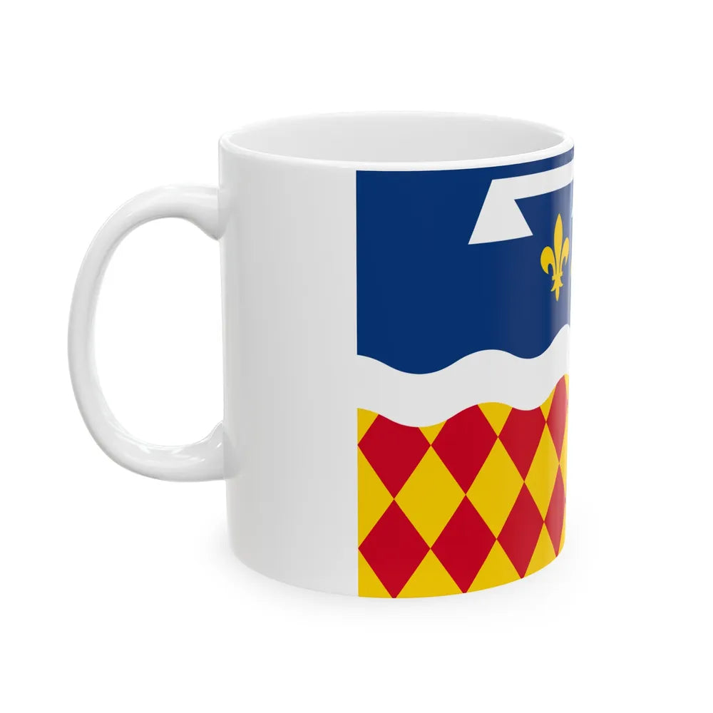 Flag of Charente France 2 - White Coffee Mug-Go Mug Yourself