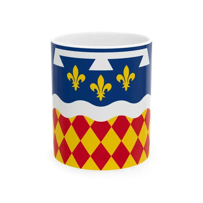 Flag of Charente France 2 - White Coffee Mug - Go Mug Yourself