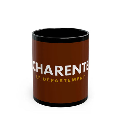 Flag of Charente France - Black Coffee Mug-11oz-Go Mug Yourself