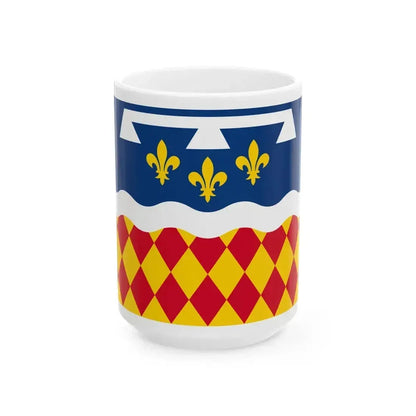 Flag of Charente (France) White Coffee Mug 15oz - Go Mug Yourself