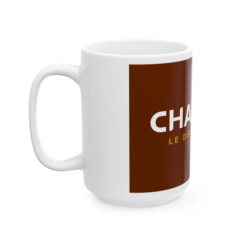 Flag of Charente France - White Coffee Mug-Go Mug Yourself