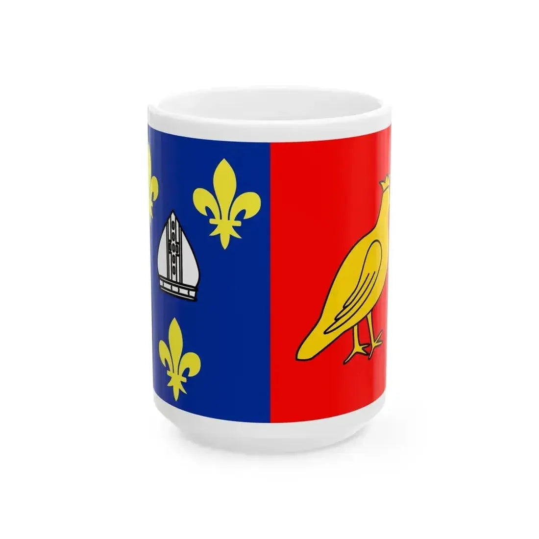 Flag of Charente Maritime France 2 - White Coffee Mug - Go Mug Yourself