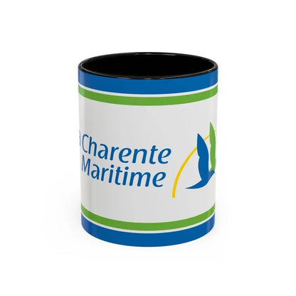Flag of Charente Maritime France - Accent Coffee Mug 11oz Black - Go Mug Yourself
