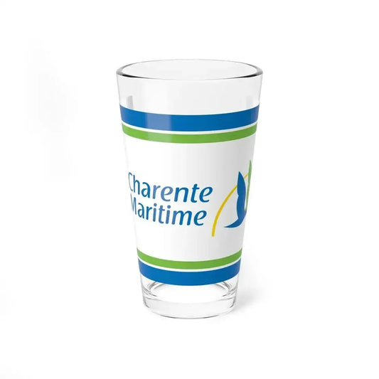 Flag of Charente Maritime France - Pint Glass 16oz 16oz - Go Mug Yourself