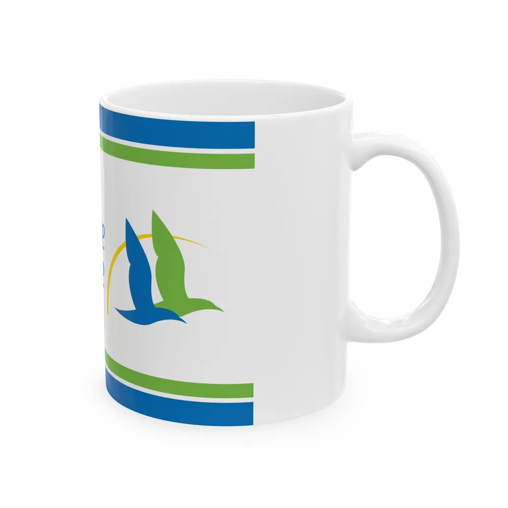 Flag of Charente Maritime France - White Coffee Mug-Go Mug Yourself