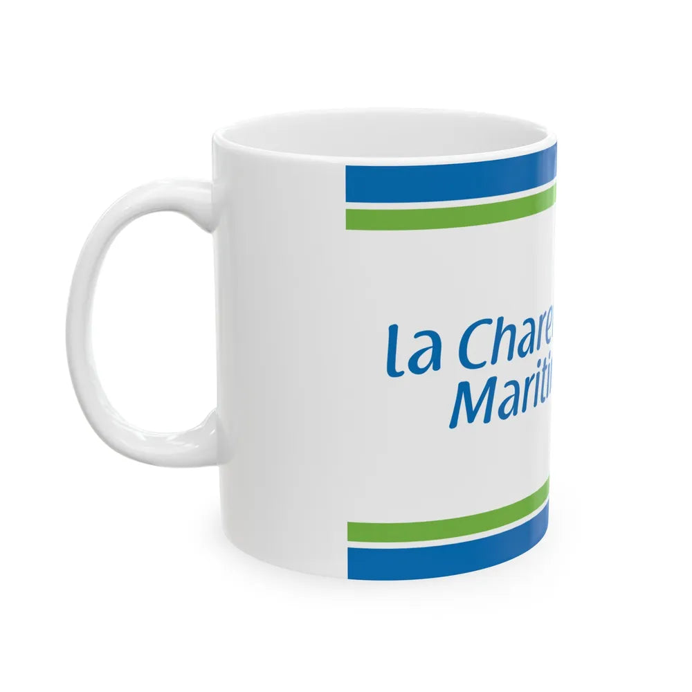 Flag of Charente Maritime France - White Coffee Mug-Go Mug Yourself