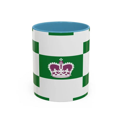 Flag of Charlottetown Canada - Accent Coffee Mug 11oz Light Blue - Go Mug Yourself