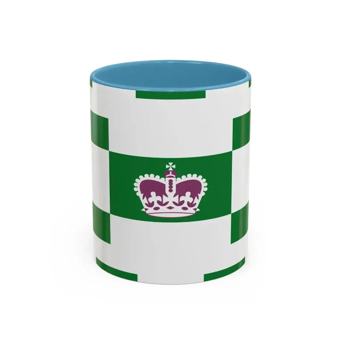 Flag of Charlottetown Canada - Accent Coffee Mug 11oz Light Blue - Go Mug Yourself