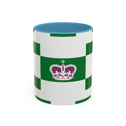 Flag of Charlottetown Canada - Accent Coffee Mug 11oz Light Blue - Go Mug Yourself