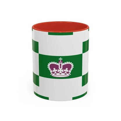 Flag of Charlottetown Canada - Accent Coffee Mug 11oz Red - Go Mug Yourself