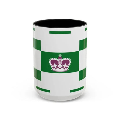 Flag of Charlottetown Canada - Accent Coffee Mug 15oz Black - Go Mug Yourself